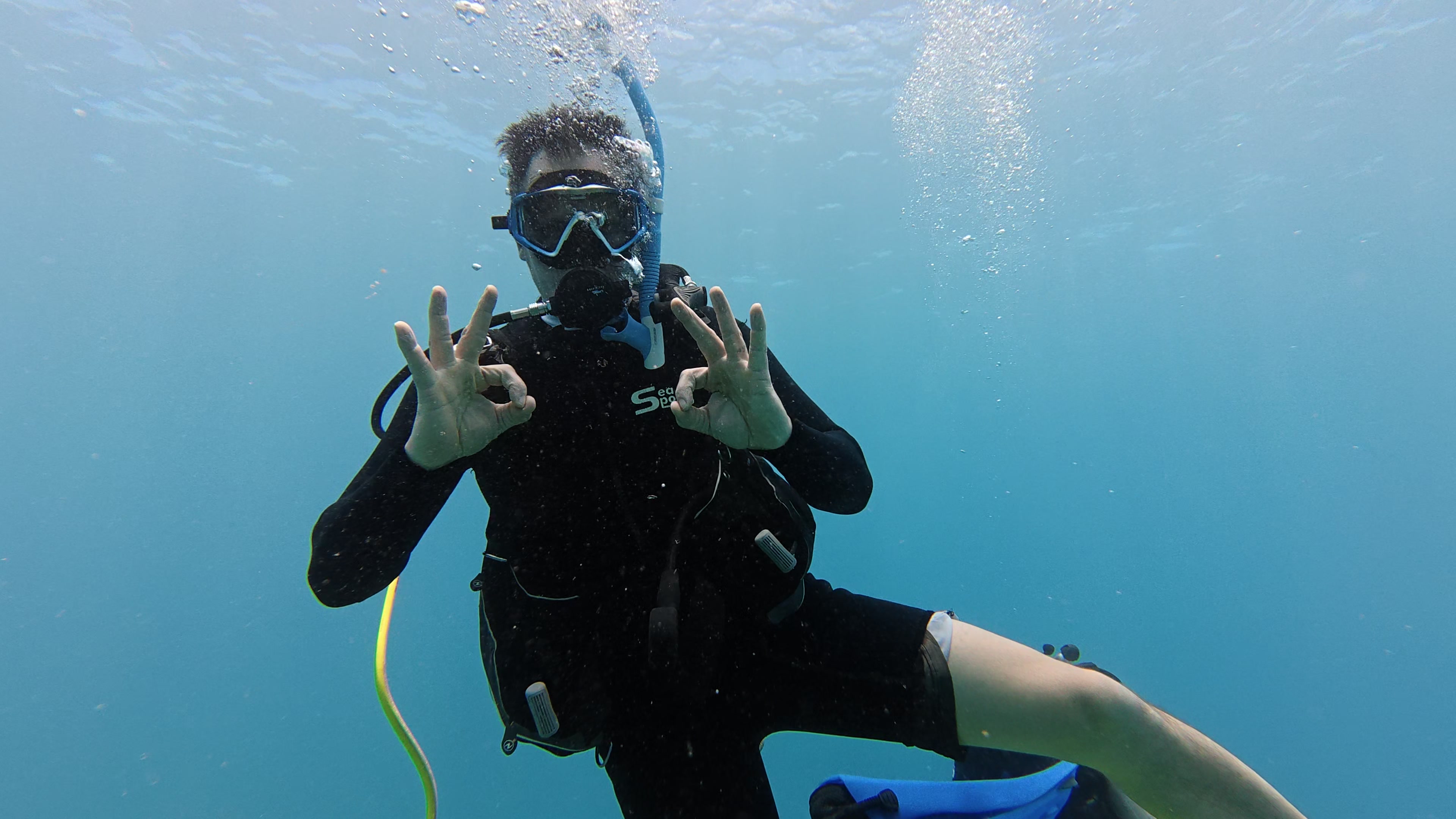 Certified diver